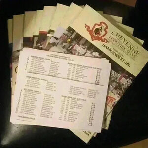 2017 Cheyenne Frontier Days Rodeo Out Of The Chute Memorabilia